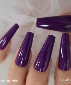 extra long ballerina glossy shiny surface nails
